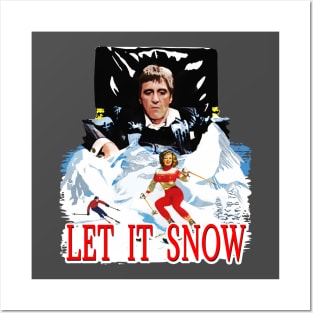Scarface Holiday Let It Snow Posters and Art